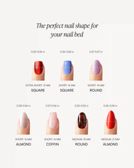 Red Cateye Extra Short Square Soft Gel Press Ons