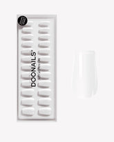 Snow White Short Coffin Soft Gel Press Ons