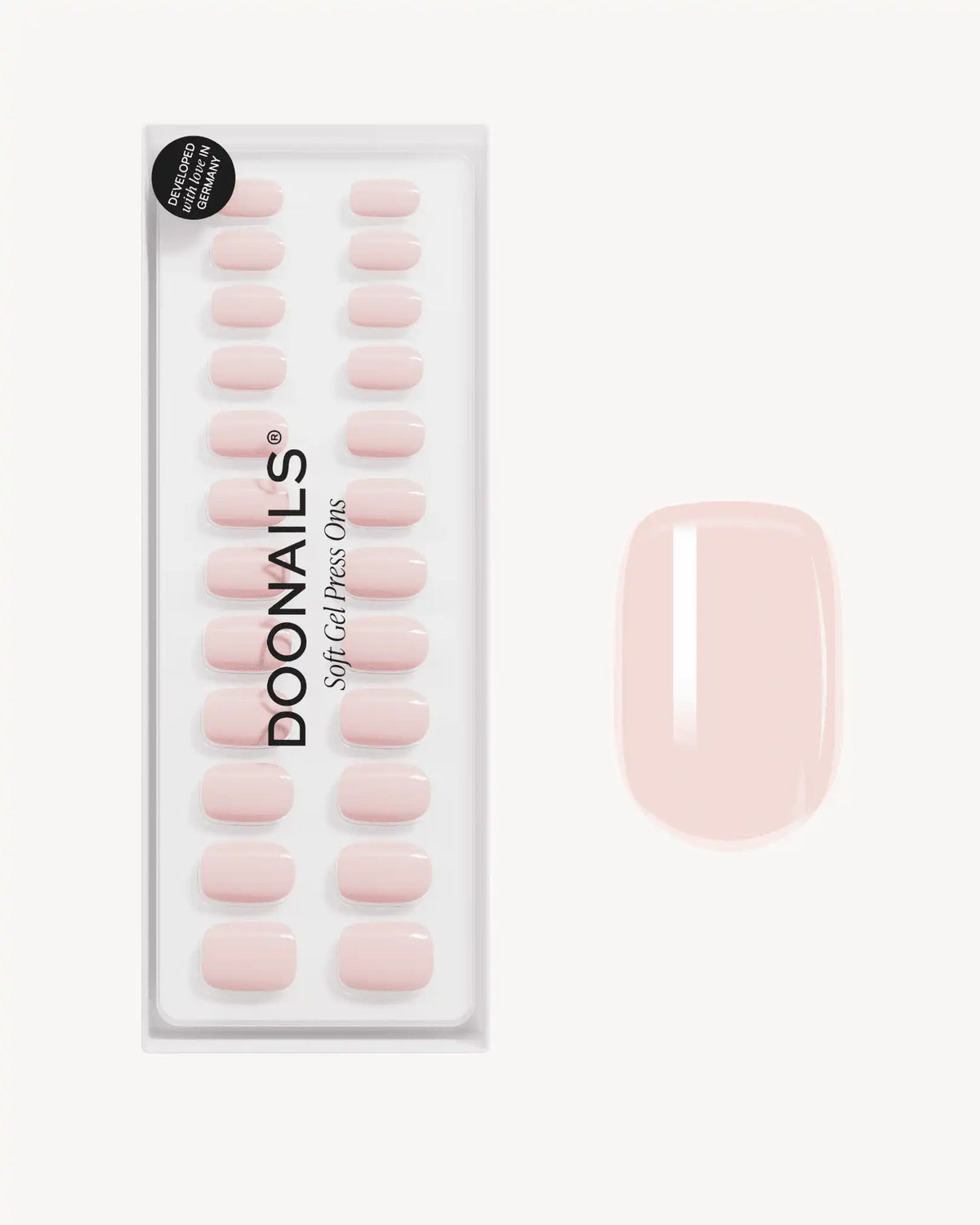 Ballerina Extra Short Square Soft Gel Press Ons
