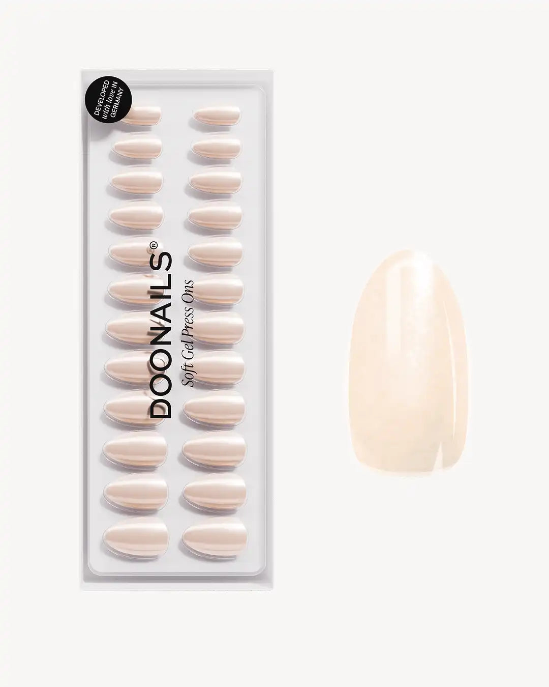 Prosecco Short Almond Soft Gel Press Ons